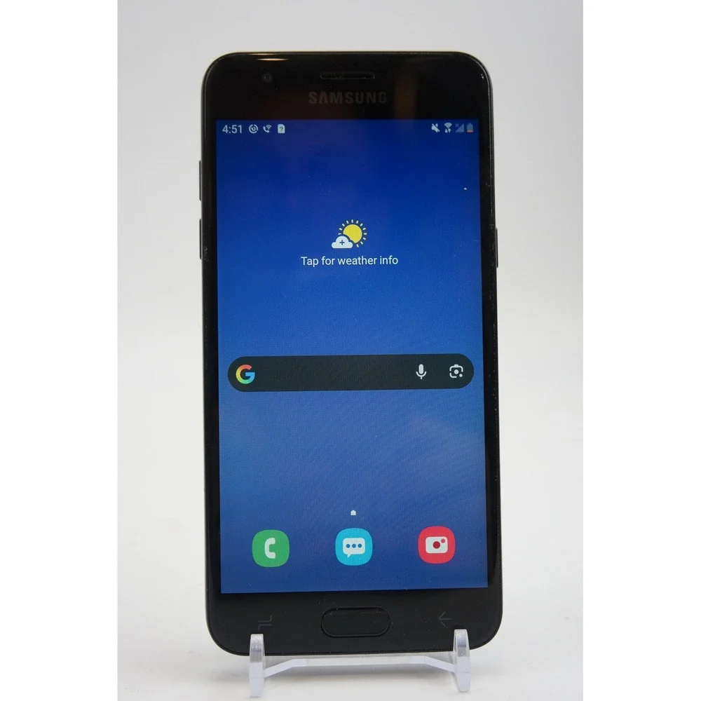 Samsung Galaxy J3 V SM-J337V Black 16GB Verizon Smartphone Good